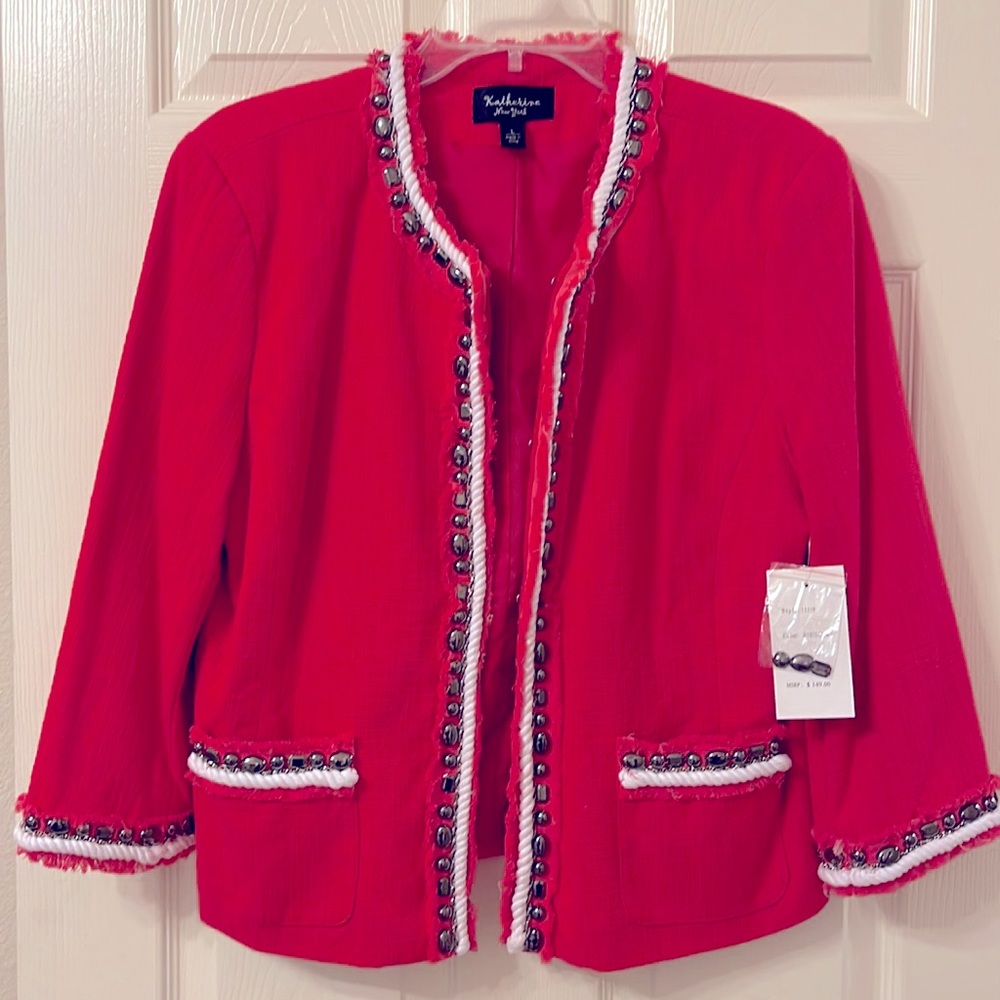 Katherine of New York Ladies Blazer/Jacket Size Large